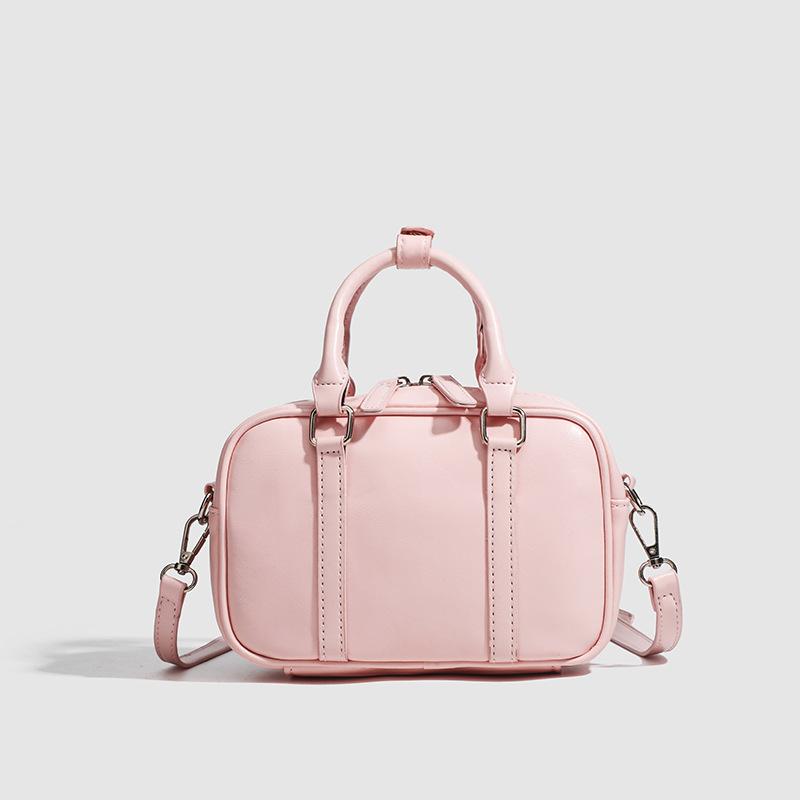 Niche Design One-shoulder Crossbody Boston Bag Women's Retro High-end Handheld Small Square Bag