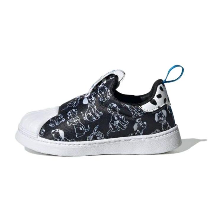 Disney X Adidas Superstar 360 I 101 Dalmatians - Puppy Print Baby Sneakers Black Core-Black Cloud-White ID9711
