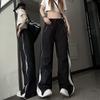 Y2K Sweatpants Women Streetwear Korean Hip Hop Harajuku Cargo Parachute Track Pants Lady Wide Leg Joggers Trousers