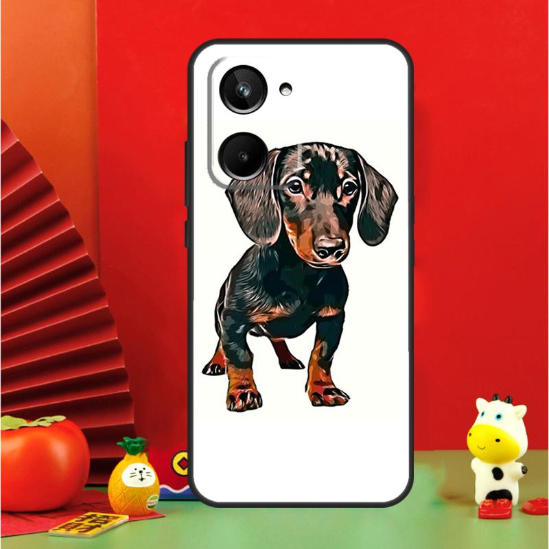 Чехол для Realme 15 Pro GT7 GT6 10 11 12 13 14 Pro Plus C65 C67 C63 C61 C51 C53 C35 C75 C55 с изображением таксы