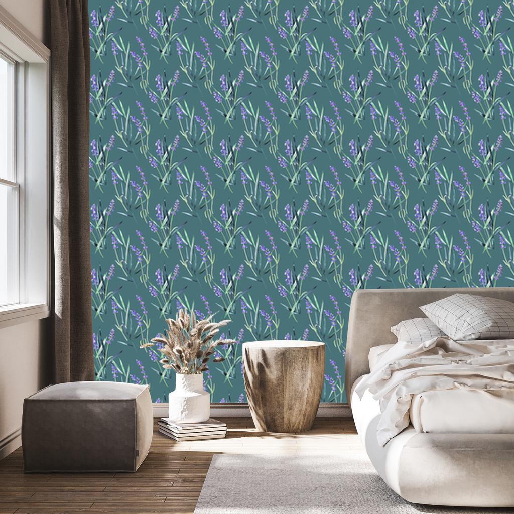 Lavender wallpaper for living room and bedroom 50x1000