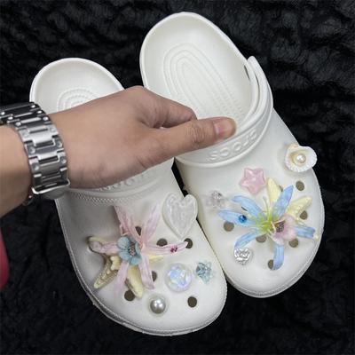 Летняя приморская серия, Цветок для обуви «Девушка-бодрость», Аксессуары для обуви, Романтика, Морской цветок морская звезда, Модный тренд, Цветок для обуви, Пряжка для обуви