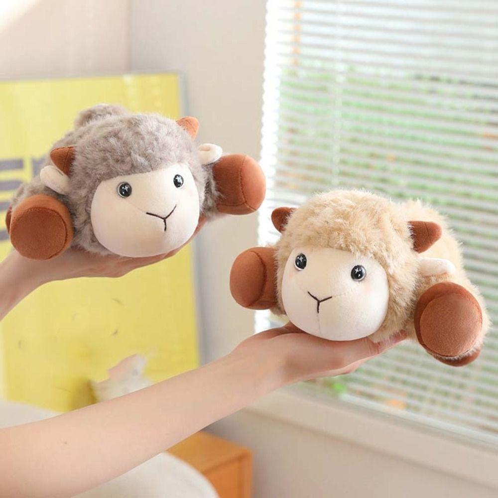 Stuffed Animal White Sheep Stuffed Doll Simulation Sheep Plush Toy Party Supplies