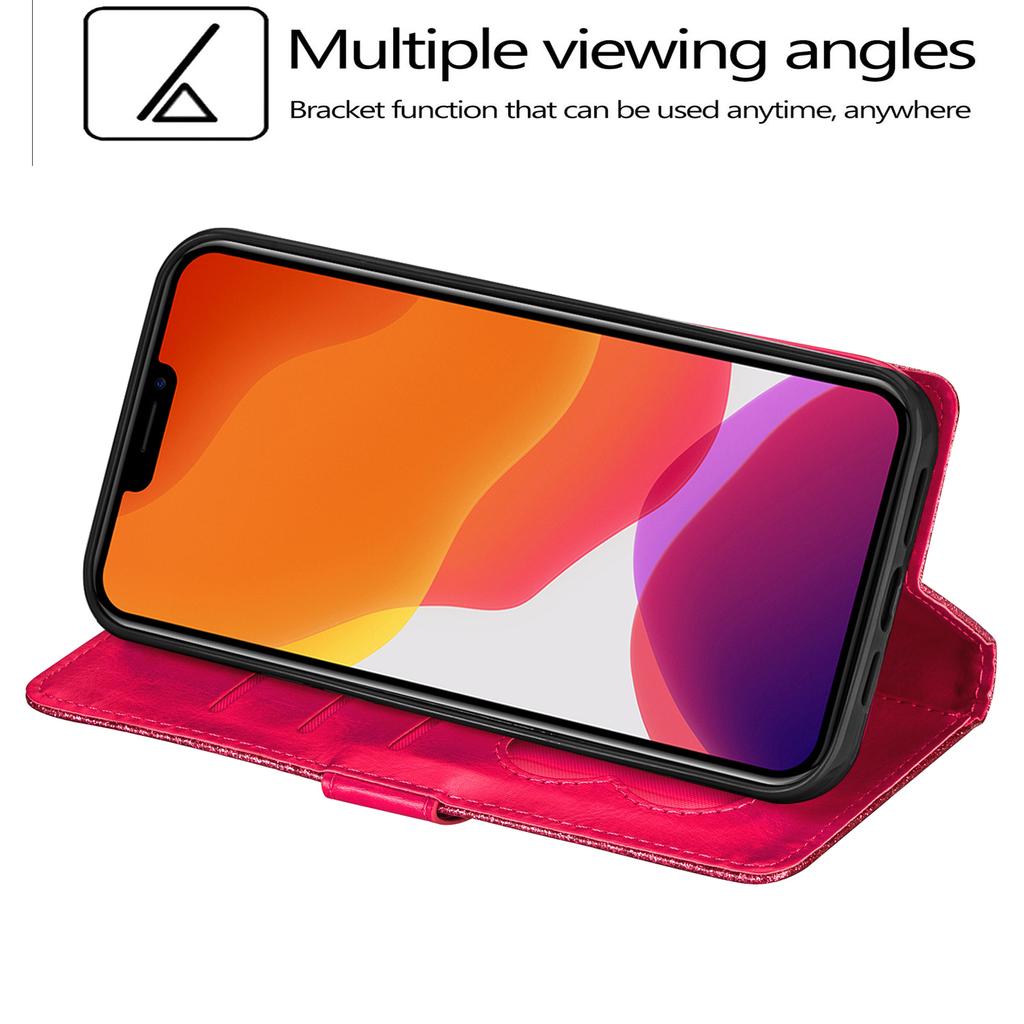Чехол-книжка со змейкой и блестками из кожи для XiaoMi Mi 13T 12T 11T 10T 11 Lite Poco F5 X5 X4 X3 GT F3 F4 M4 Pro M5S C55 C40 Кошелек