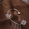 Fashion Jewelry Luxury Zircon Korean Style Ear Clip Butterfly Ear Hook Ear Bone Clip Girls Earring