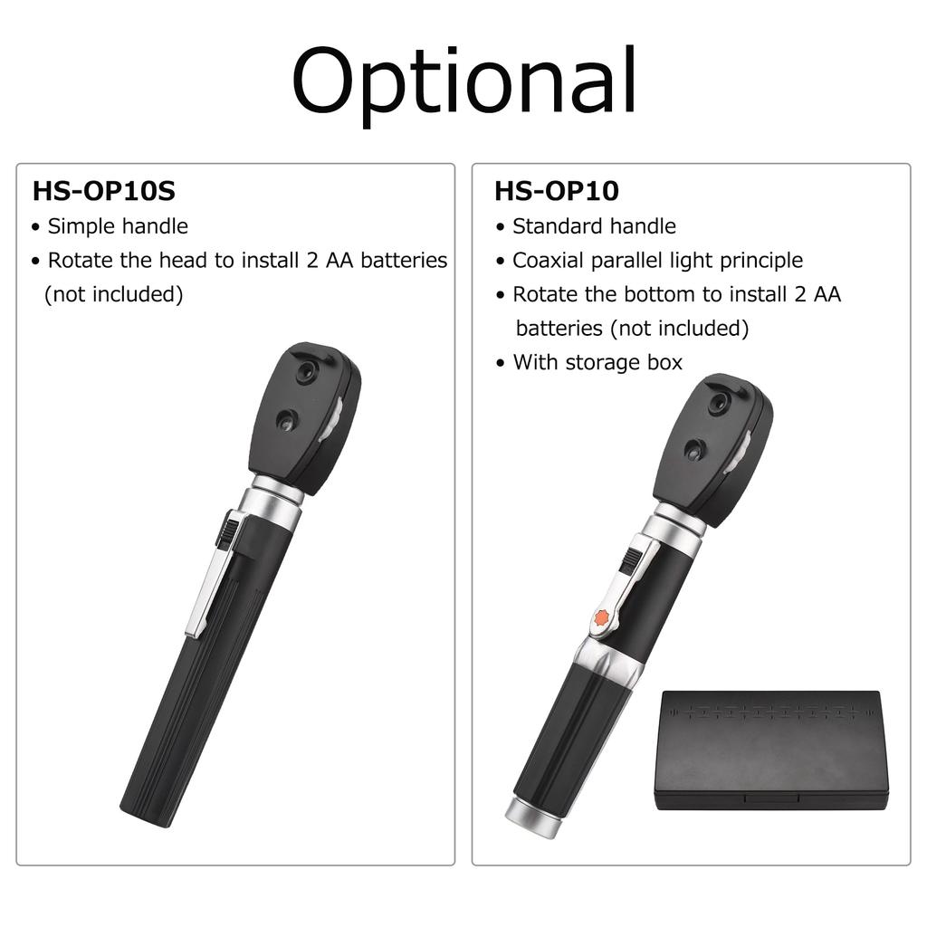 Direct Ophthalmoscope 5 Different Apertures Professional Portable Handheld Ophthalmoscope Eyes