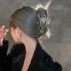 Hollow Large Shark Clip Y2K Metal Hair Claw Simple Spider Hair Claw  Ladies