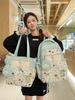 Leopard Print Backpack For Girls With Nylon And Pouch For School Use
