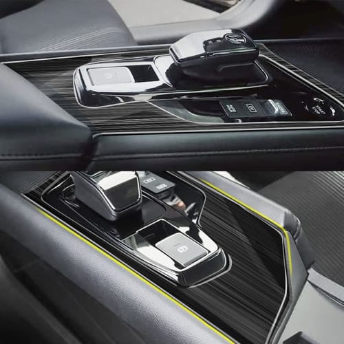 SWD-DG Nissan Note Center Console Panel Gear Shift Panel Interior Panel NISSAN New NOTE E13 Series 3rd Generation Exclusive Stainless Steel 1P [Black