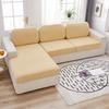 Жаккардовая Подушка-Чехол для Дивана Мебель Однотонный Чехол для Мебельного Дивана в Гостиную Дом Спандекс Эластичный Моющийся Съемный Защитный