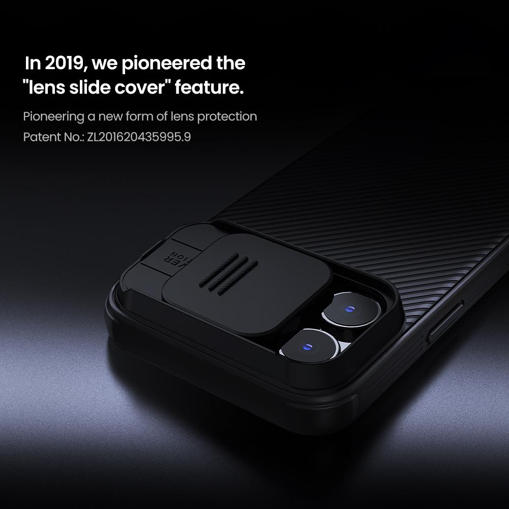 NILLKIN Camshield Pro Series for iPhone 16 Pro Max Case PC+TPU Slide Camera Lid Phone Cover
