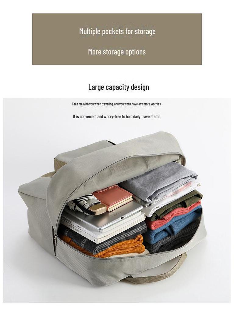 Водонепроницаемая дорожная спортивная сумка: Разделение влажного и сухого мусора, большая вместимость, легкая сумка для фитнеса