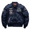 Hip Hop Jacket Men High Quality Thick Army Navy White Military Motorcycle Ma-1 Aviator Pilot Men Baseball Bomber Jacket Men