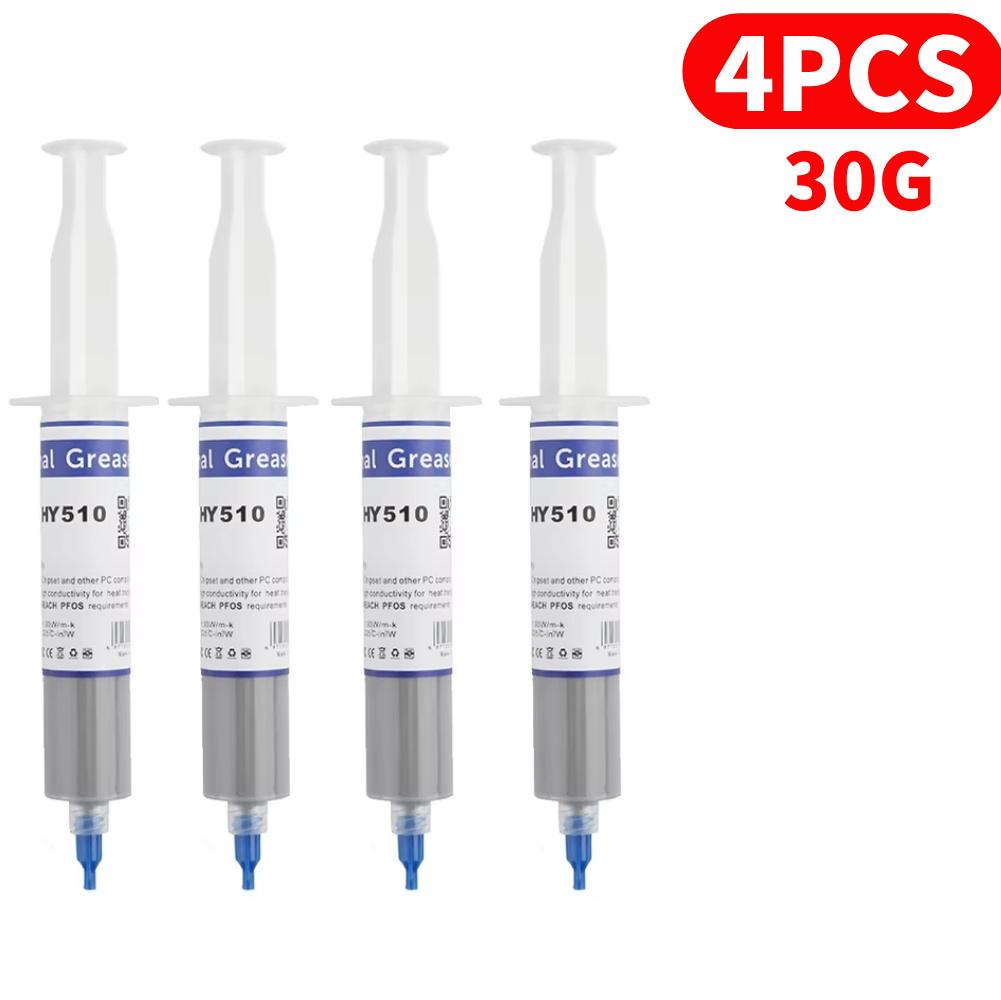 5-1 шт. Термопаста HY510 для GPU и CPU, Композитная силиконовая термопаста с теплопроводностью для GPU, Охлаждение чипсета CPU, Серая термопаста для кулера CPU