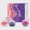 Шипучая и пенная бомбочка для ванны Happy Gift Edition 200 г набор из 4 штук