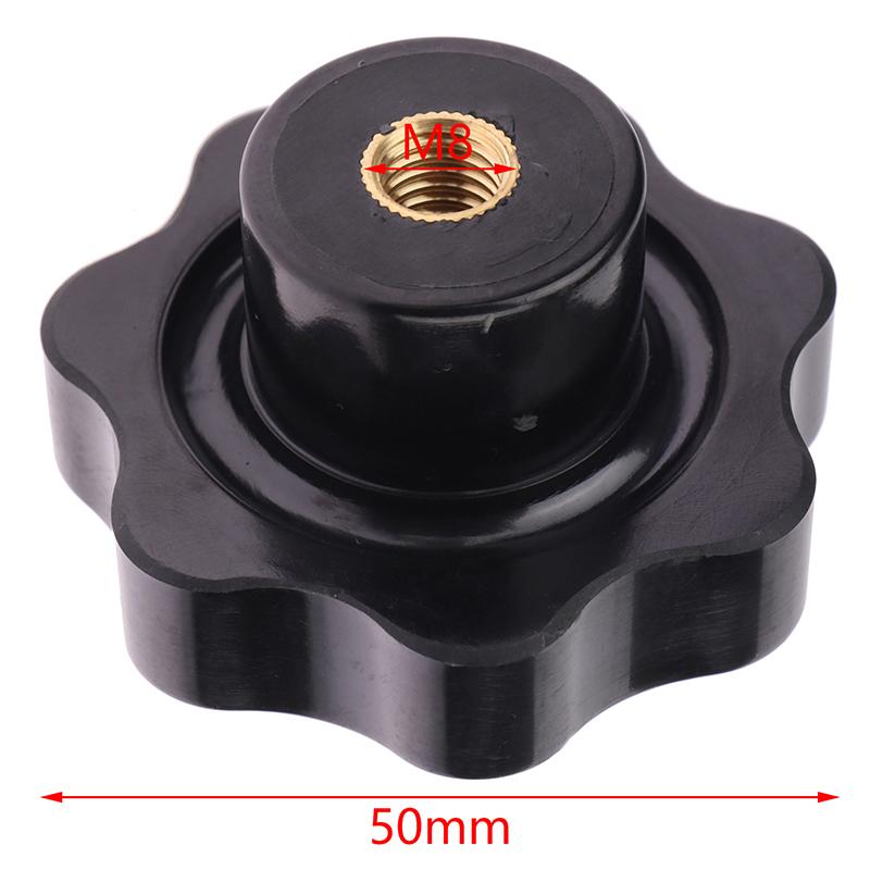 M5 M6 M8 M10 M12 M16 сливовый бакелит гайки для затягивания вручную ручка резьба звезда механические черные гайки с накаткой зажимная ручка ручные гайки