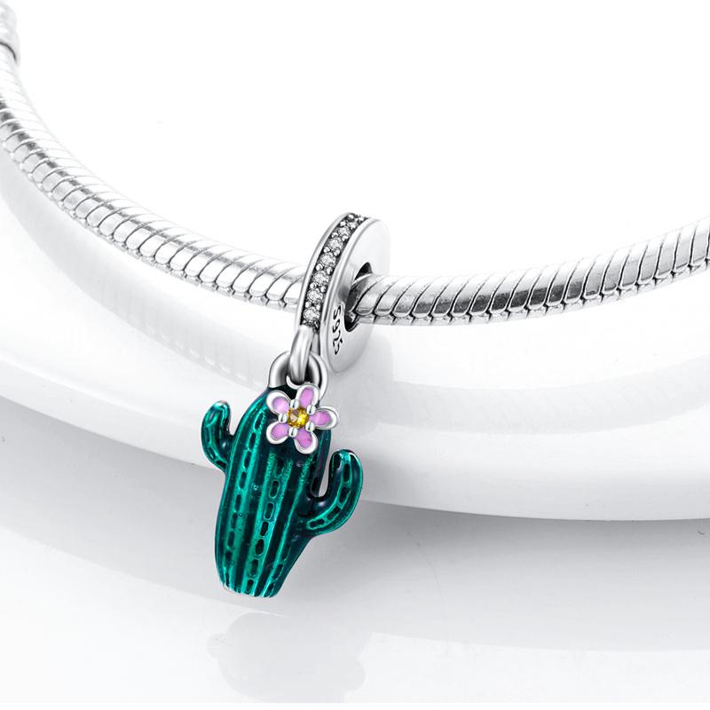 Океанские Подвески Стерлингового Серебра 925 пробы Ракушка Дельфин Хвост Русалки Синие Подвески Fit Fusion Оригинальный Браслет DIY Модные Ювелирные Изделия