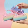Waterproof PU Glitter Eyeglass Case Anti Crush Hard Shell Pouch  Summer Travel