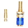 Quick Connector Fitting Hose Brass Connection for TIG Welding Torch Welding Equipment M10Blue