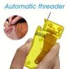 Automatic Needle Threader Hand Sewing Tool DIY Craft Insertion Device for Household Sewing Machines and Manual Stitching Supplies
