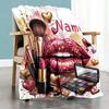 Makeup Theme Home Customize Your Name Customize Your Name Blankets Soft Lightweight Allseason Multipurpose Customize Your Name Blanket For Picnics