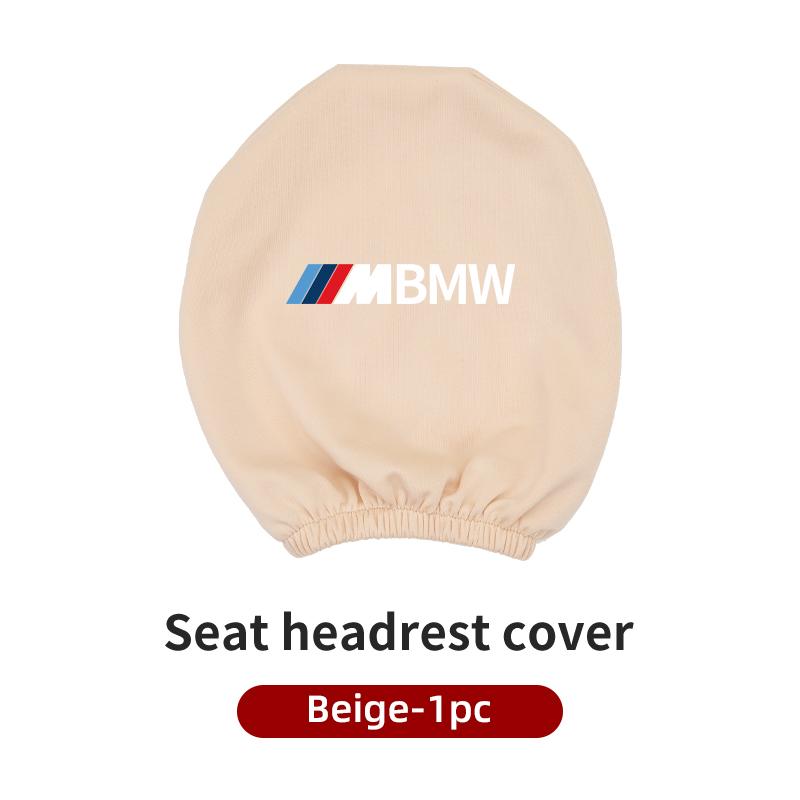 2025 Hot Car Headrest Cover Elastic Dust Cover Front Seat Headrest Protective Cover Car Interiors For BMW E30 E34 E36 E39 E46 E5