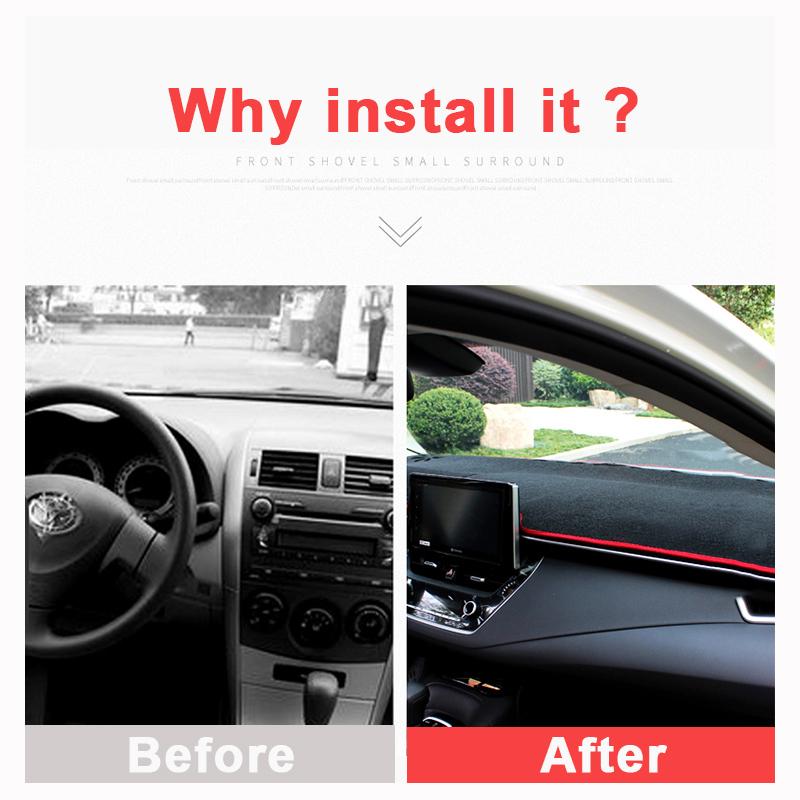 Для Toyota Corolla E210-2022 2023 Чехлы на приборную панель автомобиля Коврик от солнца Козырек Инструментальная панель Ковры Анти-УФ аксессуары