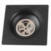 Black Floor Drain Thickened Stainless Steel Floor Waste Drain Strainer  Waste Water Drainage