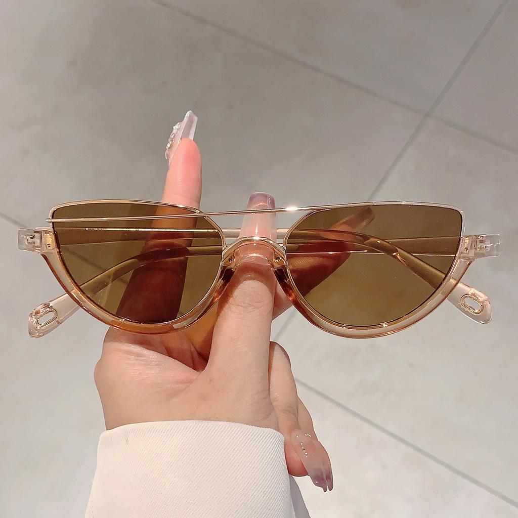 Popular Cat Eye Sunglasses Fashion Retro Korean Style Leopard Shades Women Trendy Brand Designer Stylish Sun Glasses