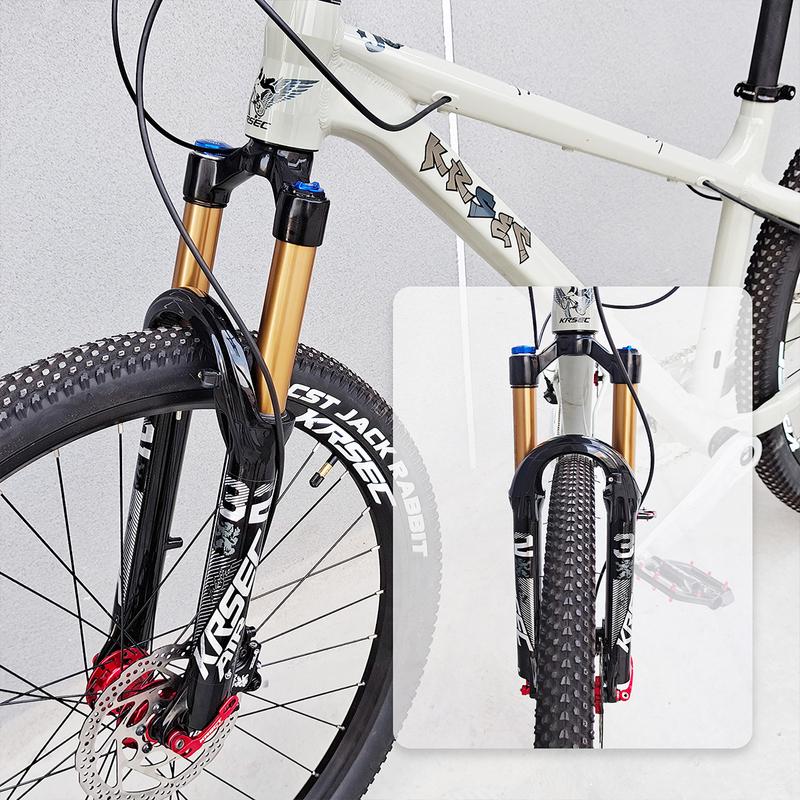 KRSEC MTB Велосипедные амортизационные вилки Магниевый сплав Воздушная вилка 26/27,5/29 дюймов Горный велосипед 32 QR9*100 мм Вилка Велосипедные аксессуары