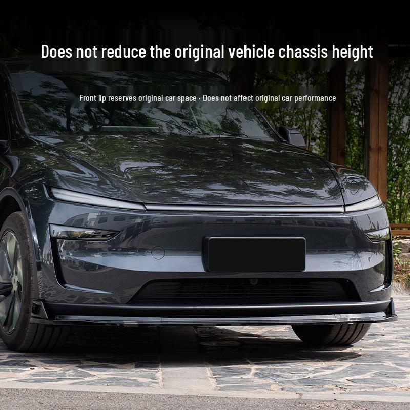 Комплект переднего сплиттера и боковых юбок без сверления для Tesla Model Y