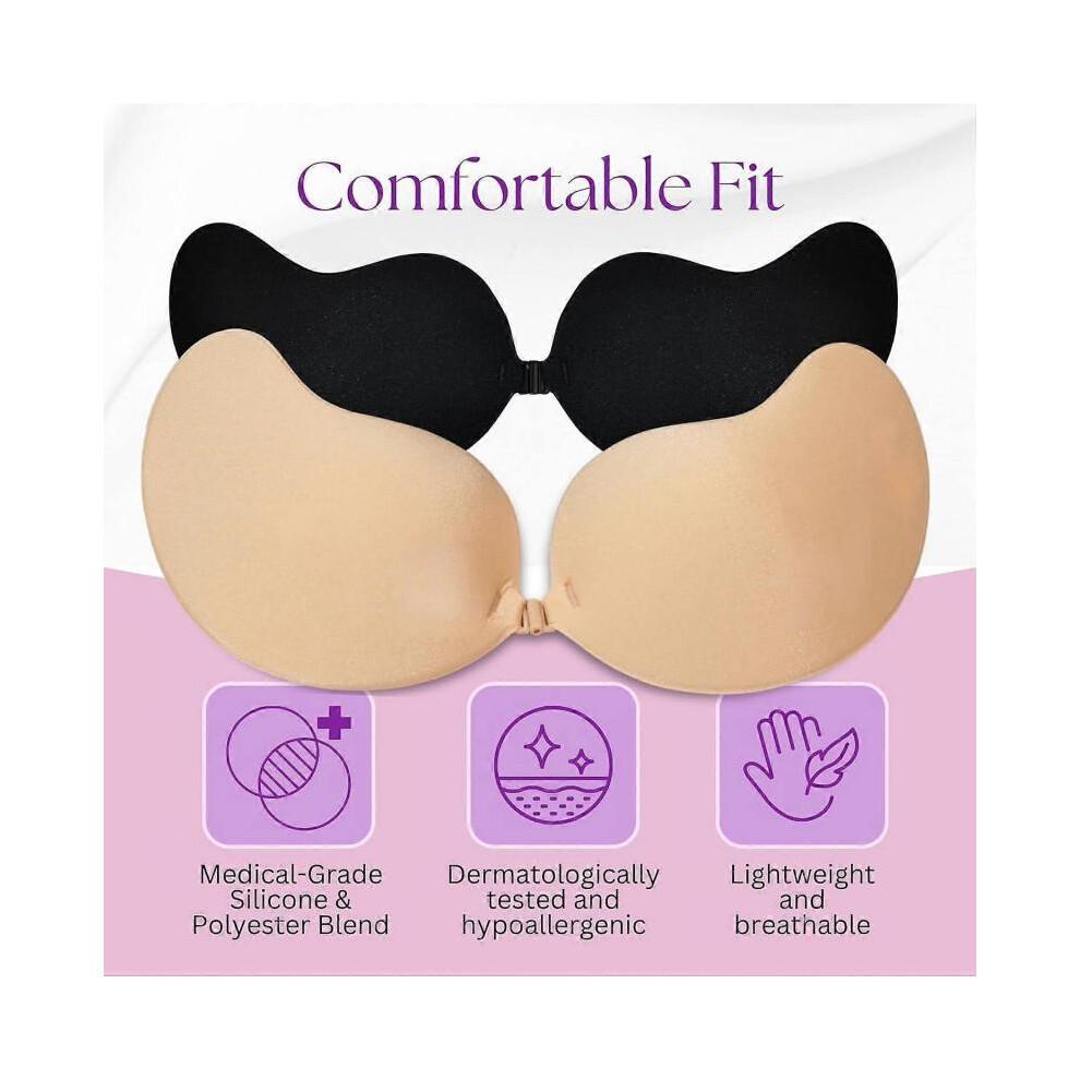 2025 Latest Model Strapless Bras for Women - Strapless Sticky Bra All Day Stick, Deep V L
