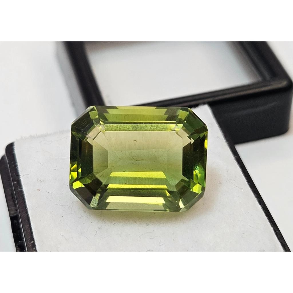 12-13 Ct Natural Bi-Color Tourmaline Emerald Cut Stunning Loose Gemstone