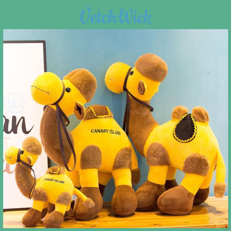 Soft Desert Camel Plush Toy Lifelike Cartoon Stuffed Animal Figurine Wholesale Supplier Characters)