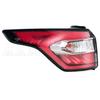Для Ford Kuga 2017 2018 2019 Европейская версия Сборка заднего фонаря автомобиля Задний стоп-сигнал Поворотник Задний фонарь