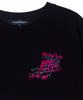 ASTRAL PROJECTION Graffiti Supima Cotton Round Neck Short Sleeve T-Shirt_Black