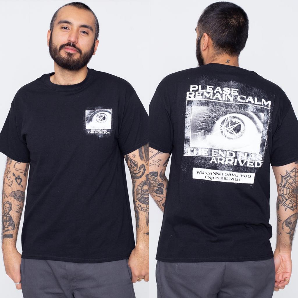 Y2k Summer Bring Me The Horizon Graphic Cotton Tshirt Unisex Summer Short Sleeve Fashion Brand Tee Luxury Casual Vintage Tees