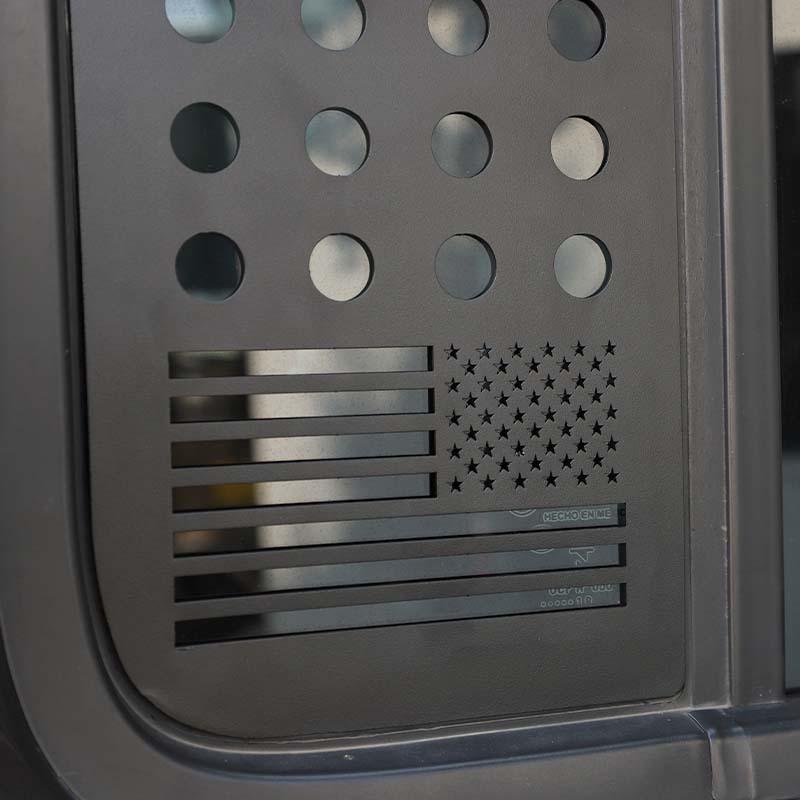 Накладка на заднее стекло автомобиля, декоративная рамка для Jeep Wrangler JL для JT Gladiator 2018, 4-дверная версия, металлические автомобильные аксессуары