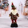 1 шт. Настольная кукла-олень Рождественские украшения Xmas Navidad Подарки С Новым Годом Коричневая кукла Санта-Клауса Рождественские украшения Декор для дома