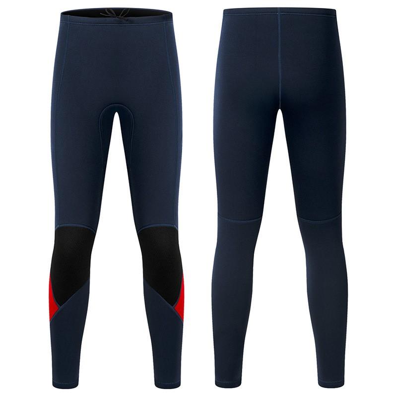 3mm Mens Wetsuit Set Long Sleeve Top Pants Snorkeling Surfing Diving Warmth UV Protection
