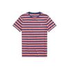 Polo Ss22 Striped Crew Neck Short Sleeve T-Shirt Men Tops Red MNPOTSH1N821153-600