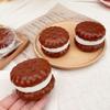 Имитация шоколадного сэндвич-печенья, сквиши-игрушка для снятия стресса, сенсорная игрушка-имитация силиконовой глины