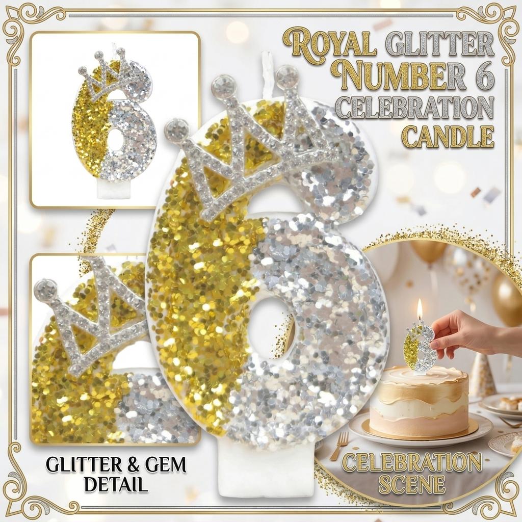 Fashion Cartoon Creative Birthday Candles Party Digital Candles