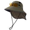 Шляпа Safari Hat для приключений Boonie Fishing UV Military Sun Hat с шейным вырезом и подбородком Wide UV Hiking [TOP-EX] Мужская, Шляпа, Складная, Шляпа, Шляпа, Защита, Шляпа, Шляпа,