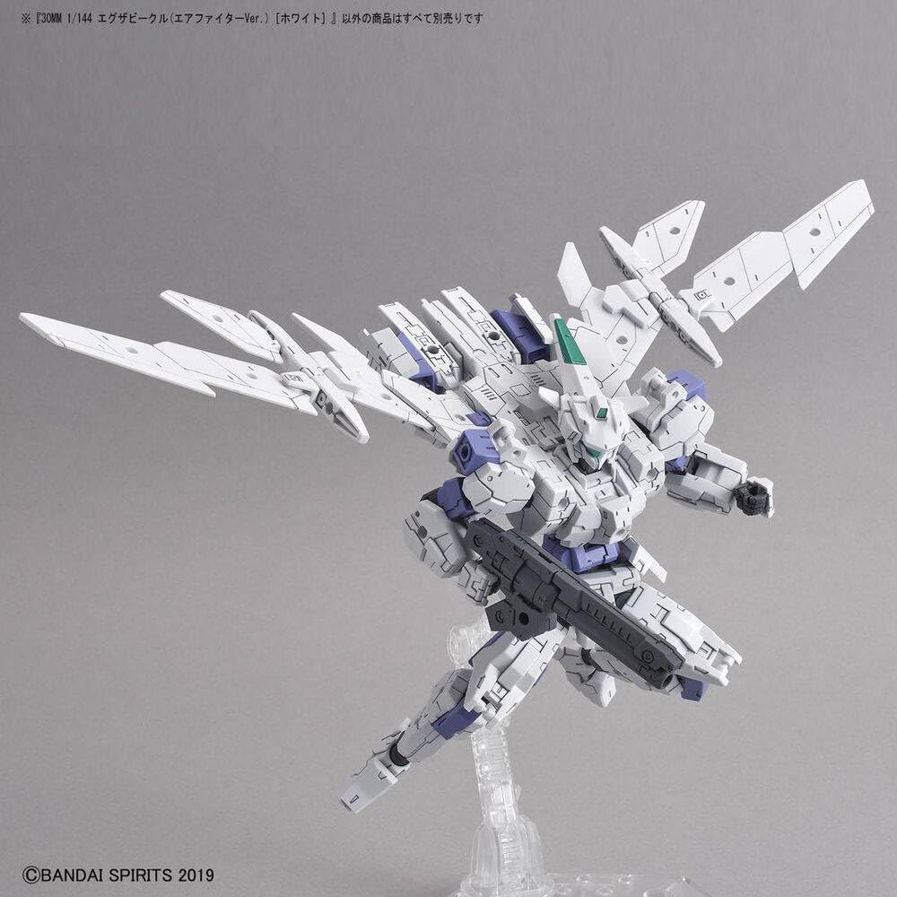 BANDAI SPIRITS 30MM Exa Транспортное средство (Воздушный истребитель Вер.) [Белый] Пластиковая модель в масштабе 1/144 с цветовой кодировкой