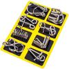 Набор из 8 шт. Металлические Монтессори-головоломки Проволочные IQ-игры 3D-головоломка Головоломка Интеллектуальные игрушки Для детей и взрослых