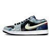 Jordan Air Jordan 1 Vintage Basketball Shoes Men's Low top Blue/Black CZ8455-100(Team285-)