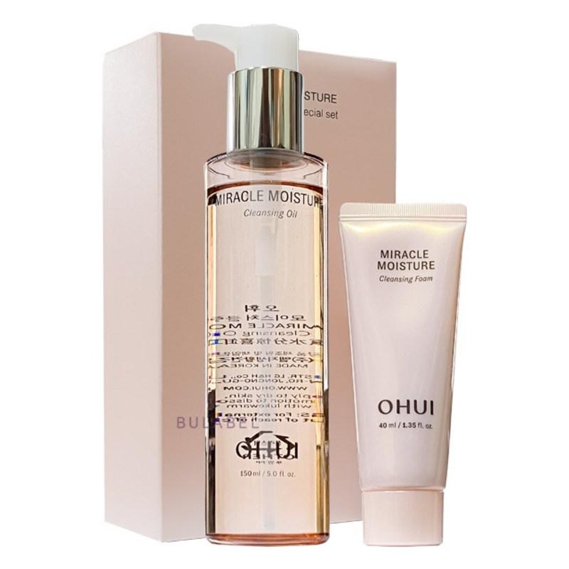 OHUI Miracle Moisture Cleansing Oil Special Set / Main Product 150ml + Foam 40ml, 1 pcs, 150ml