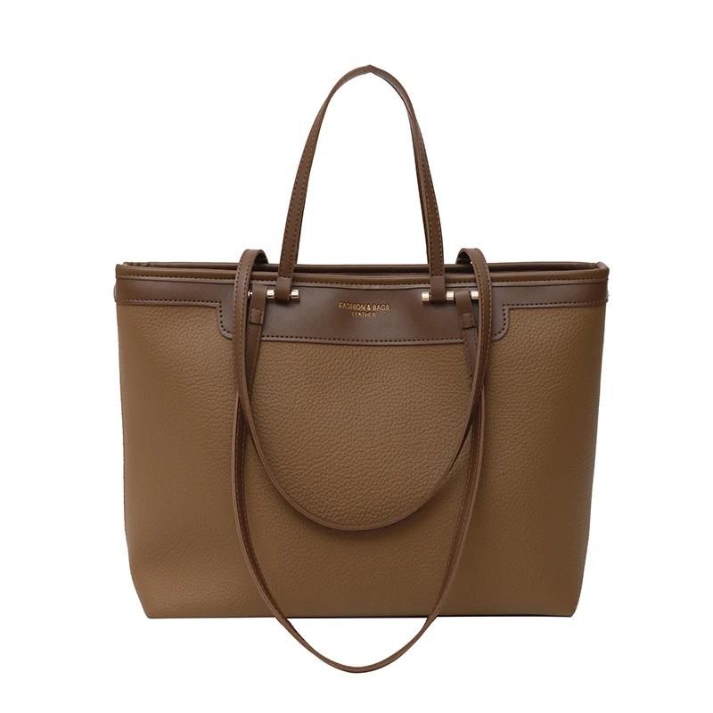 Осенние и зимние новые стили ПУ большой емкости высококачественные роскошные сумки через плечо и сумки