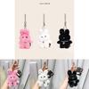 Cute Rabbit Plush Keychain With Durable Material For Daily Use And Gift Giving